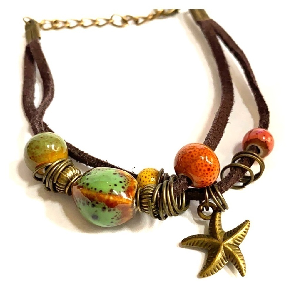 Bohemian starfish‎ bracelet